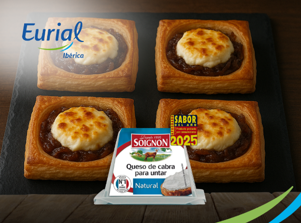 recetas con queso de cabra y cebolla caramelizada
