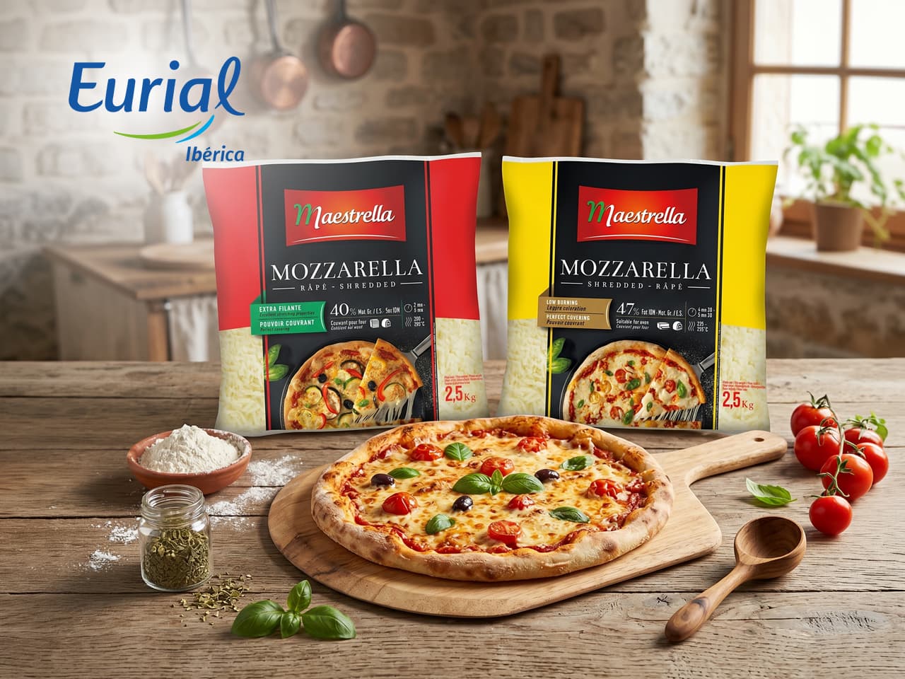 paquete de mozzarella